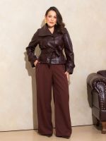 Jaqueta Feminina em Couro Eco Croco Taly
