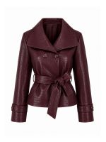 Jaqueta Feminina em Couro Eco Croco Taly
