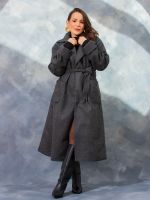 Sobretudo Feminino Longo com Faixa Roberta