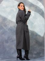 Sobretudo Feminino Longo com Faixa Roberta