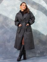 Sobretudo Feminino Longo com Faixa Roberta
