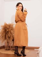 Sobretudo Feminino Longo com Faixa Roberta