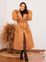 Sobretudo Feminino Longo com Faixa Roberta