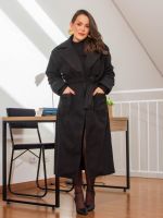 Sobretudo Feminino Longo com Faixa Roberta