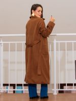Sobretudo Feminino Longo com Faixa Roberta