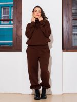 Calça Feminina Moletom Peluciada com Bolsos Yasmin