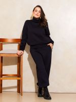 Calça Feminina Moletom Peluciada com Bolsos Yasmin