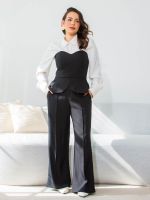 Conjunto Feminino Alfaiataria Peplum Jade