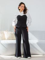 Conjunto Feminino Alfaiataria Peplum Jade