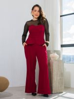 Conjunto Feminino Alfaiataria Peplum Jade