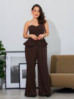 Conjunto Feminino Alfaiataria Peplum Jade