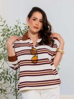 Blusa Feminina Polo Listrada Verônica