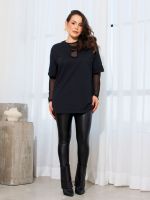 Calça Feminina Legging Couro Eco Melissa
