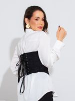 Corset Feminino em Renda Clara