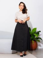 Blusa Feminina Básica Manga Curta Clara