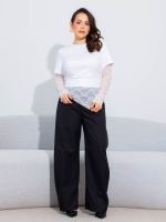 Blusa Feminina Básica Manga Curta Clara