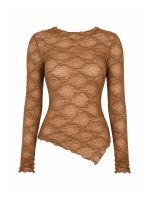 Blusa Feminina em Renda Manga Longa Vivian