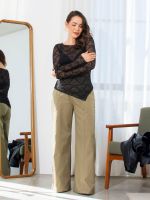 Calça Feminina Alfaiataria Pantalona Verônica