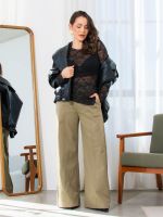 Calça Feminina Alfaiataria Pantalona Verônica