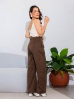 Calça Feminina Alfaiataria Barrel Vivian