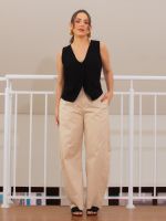 Colete Feminino Alfaiataria Mônaco