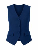 Colete Feminino Alfaiataria Mônaco