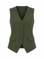 Colete Feminino Alfaiataria Mônaco