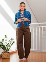 Jaqueta Jeans Feminina Barra Desfiada Lilian