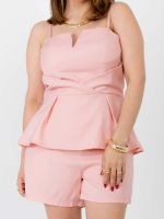 Conjunto Feminino Alfaiataria Peplum Aline