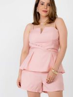 Conjunto Feminino Alfaiataria Peplum Aline
