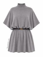 Poncho Feminino Tricô Amplo Nina