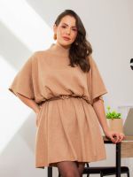 Poncho Feminino Tricô Amplo Nina