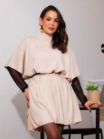 Poncho Feminino Tricô Amplo Nina