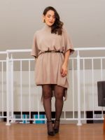Poncho Feminino Tricô Amplo Nina