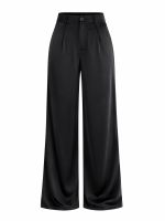 Calça Feminina Acetinada Pantalona Alice