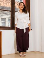 Calça Feminina Acetinada Pantalona Alice