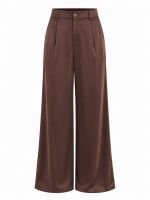 Calça Feminina Acetinada Pantalona Alice