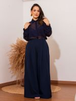 Camisa Feminina em Chiffon Texturizado Mirella