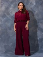 Camisa Feminina em Chiffon Texturizado Mirella