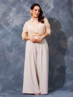 Camisa Feminina em Chiffon Texturizado Mirella