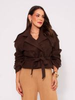 Casaco Feminino Lã Batida Curto Priscila