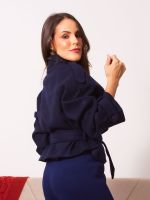 Casaco Feminino Lã Batida Curto Priscila