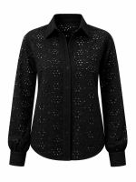 Camisa Feminina em Laise Floral Londres