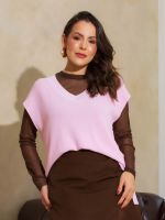 Blusa Feminina Modal Gola V Nice