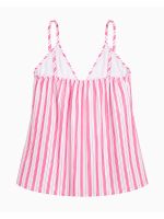 Blusa Feminina Listrada Alças Finas com Amarração Isadora