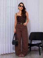 Calça Feminina Sarja Balloon Clara