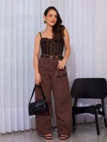 Calça Feminina Sarja Balloon Clara