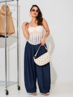 Corset Feminino de Renda Anabela