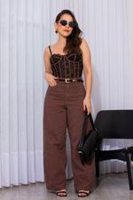 Corset Feminino de Renda Anabela