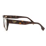 ARMAÇÃO PARA ÓCULOS DE GRAU ACETATO FENDI FE50118I05252X19145